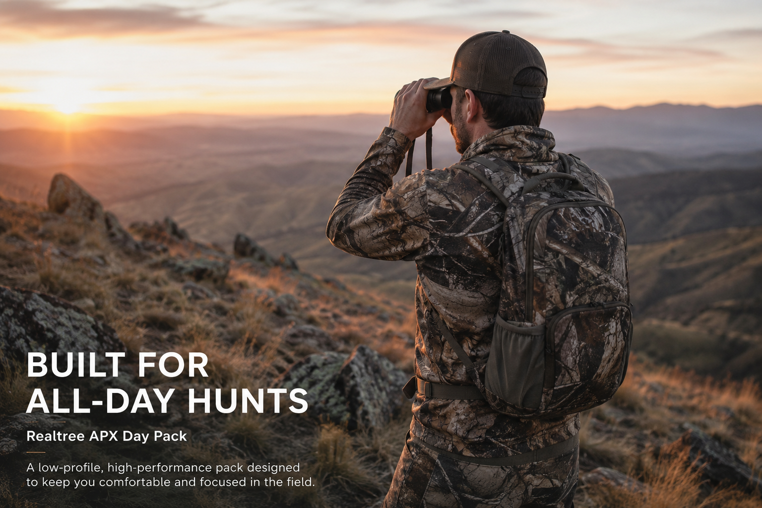 Built for all day hunts.